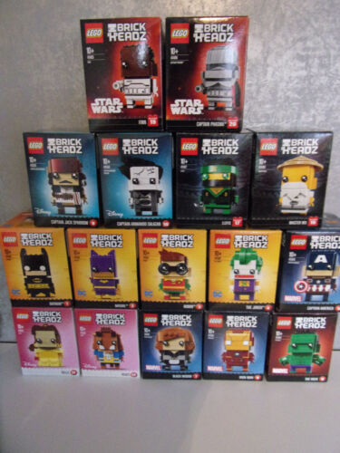 Lego brick headz - headz, (wednesday